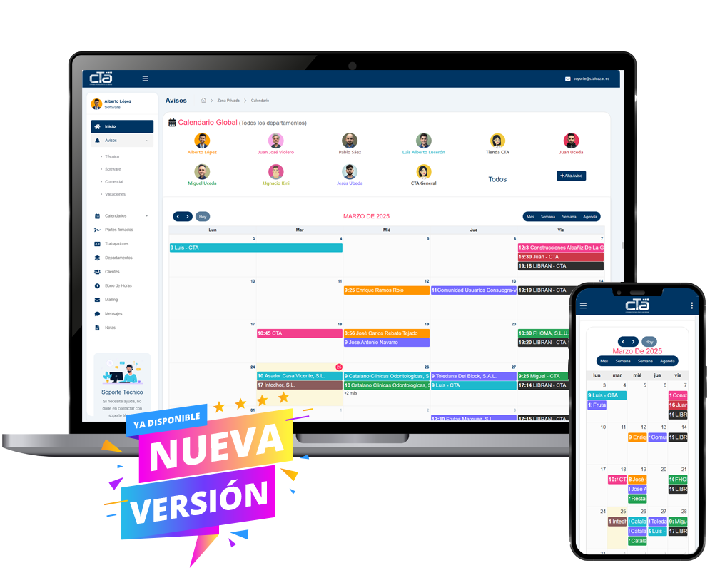 Software Gestión de Avisos